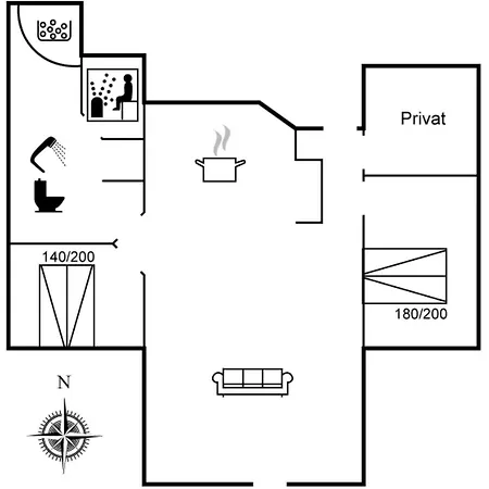 Josef - 950m From The Sea By Interhome Сasa de vacaciones Fanø